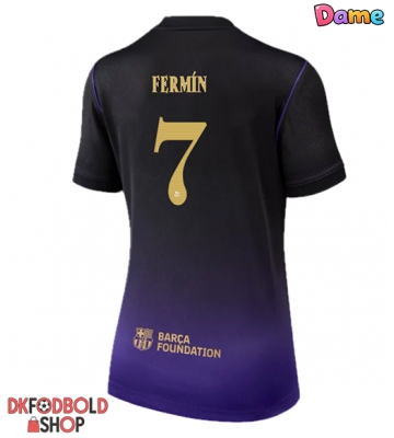 Barcelona Fermin Lopez #7 Udebanetrøje Dame 2026-27 Kort ærmer Barcelona Fermin Lopez #7 Udebanetrøje Dame 2026-27 Kort ærmer
